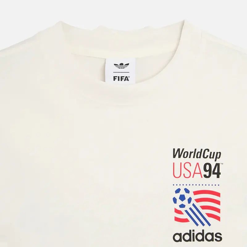 ADIDAS FIFA WORLD CUP 94 TEE 3 ADIDAS FIFA WORLD CUP 94 TEE <p>ADIDAS FIFA WORLD CUP 94 TEE delivers graphic fan style with easy everyday wearability, inspired by 1994 FIFA World Cup nostalgia and global football culture. A versatile tee for match days, streetwear looks, travel and everyday casual wear.</p>