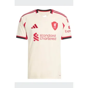 Adidas Liverpool FC 25/26 Away White Jersey