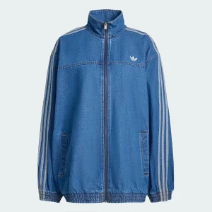 Adidas Womens Firebird Adilenium Track Top Denim