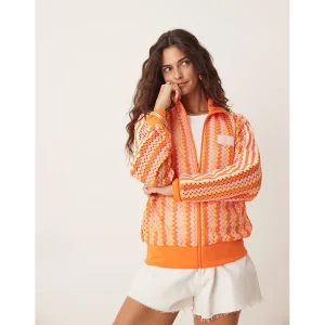 Adidas x ASOS Orange Crochet Tracksuit