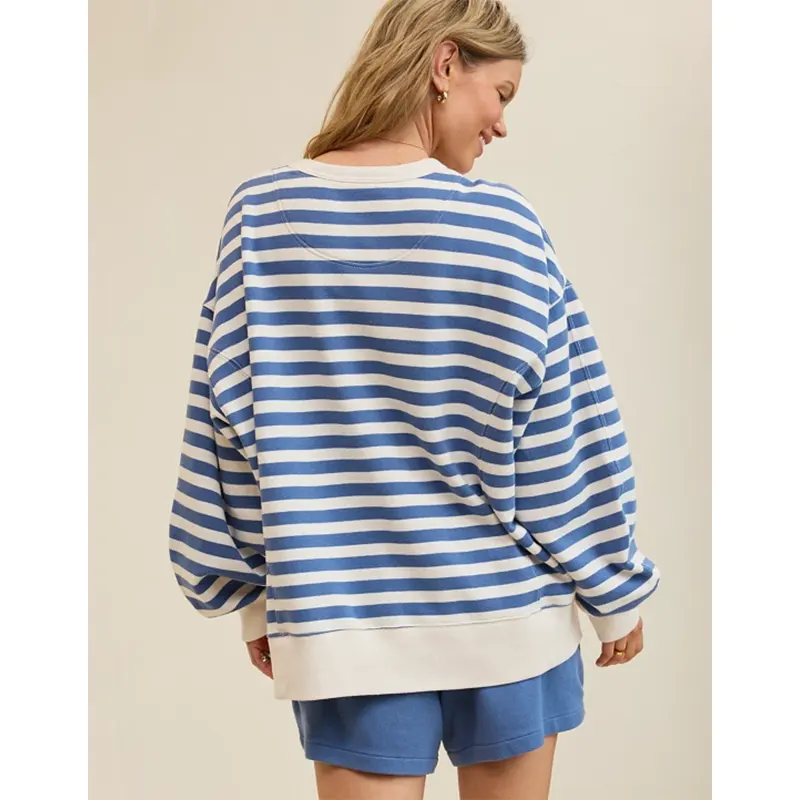 Aerie Striped Sweatshirt 1 Aerie Striped Sweatshirt <p>Aerie Striped Sweatshirt brings a clean casual look with easy everyday styling, comfortable layering, and versatile outfit appeal for streetwear, travel, gifting, or relaxed wear.</p>