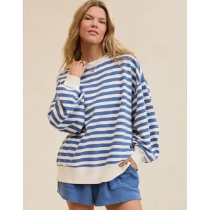 Aerie Striped Sweatshirt