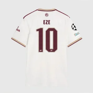 Areena Design <p>Arsenal Adidas 25/26 AFC Eze Third Jersey brings a clean fanwear look with easy game-day styling, casual outfit appeal, and versatile comfort for matches, events, travel, or everyday streetwear.</p> Arsenal Adidas 25/26 AFC Eze Third Jersey <p>Arsenal Adidas 25/26 AFC Eze Third Jersey brings a clean fanwear look with easy game-day styling, casual outfit appeal, and versatile comfort for matches, events, travel, or everyday streetwear.</p>
