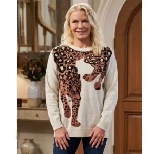 B&B 2026 Katherine Lang Leopard Jumper