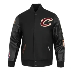Cleveland Cavaliers Black Classic Varsity Jacket