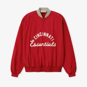 Essentials Reds Half Zip Pullover