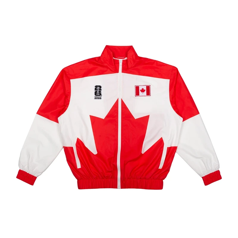 FIFA World Cup 2026 Canada Windbreaker Jacket FIFA World Cup 2026 Canada Windbreaker Jacket <p>Show your connection to Canada with the FIFA World Cup 2026 Canada Windbreaker Jacket. This classic windbreaker jacket brings a bold, fan-inspired identity to match days, travel, and casual outfits while remaining easy to coordinate with everyday wardrobe basics.</p>