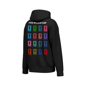 Areena Design <p>Show your connection to FIFA World Cup 2026 with the FIFA World Cup 2026 Host City Emblems Hoodie. This classic hoodie brings a bold, fan-inspired identity to match days, travel, and casual outfits while remaining easy to coordinate with everyday wardrobe basics.</p> FIFA World Cup 2026 Host City Emblems Hoodie <p>Show your connection to FIFA World Cup 2026 with the FIFA World Cup 2026 Host City Emblems Hoodie. This classic hoodie brings a bold, fan-inspired identity to match days, travel, and casual outfits while remaining easy to coordinate with everyday wardrobe basics.</p>