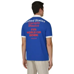 Areena Design <p>FIFA World Cup 2026 Host Nation USA Polo delivers clean supporter style with a smart-casual edge, inspired by USA host-nation pride and USA football culture. A versatile polo for match days, streetwear looks, travel and everyday casual wear.</p> FIFA World Cup 2026 Host Nation USA Polo <p>FIFA World Cup 2026 Host Nation USA Polo delivers clean supporter style with a smart-casual edge, inspired by USA host-nation pride and USA football culture. A versatile polo for match days, streetwear looks, travel and everyday casual wear.</p>