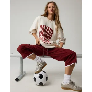 Areena Design <p>FWC26 OFFLINE By Aerie Canada Cloud Fleece Oversized Crewneck Sweatshirt delivers soft layering style with relaxed supporter comfort, inspired by Canada football culture and FIFA World Cup 2026 fan culture. A versatile cloud fleece oversized crewneck sweatshirt for match days, streetwear looks, travel and everyday casual wear.</p> FWC26 OFFLINE By Aerie Canada Cloud Fleece Oversized Crewneck Sweatshirt <p>FWC26 OFFLINE By Aerie Canada Cloud Fleece Oversized Crewneck Sweatshirt delivers soft layering style with relaxed supporter comfort, inspired by Canada football culture and FIFA World Cup 2026 fan culture. A versatile cloud fleece oversized crewneck sweatshirt for match days, streetwear looks, travel and everyday casual wear.</p>