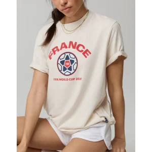 Areena Design <p>FWC26 OFFLINE By Aerie France Let's Stretch Oversized T-Shirt delivers graphic fan style with easy everyday wearability, inspired by France winners-capsule football heritage and FIFA World Cup 2026 fan culture. A versatile t-shirt for match days, streetwear looks, travel and everyday casual wear.</p> FWC26 OFFLINE By Aerie France Let's Stretch Oversized T-Shirt <p>FWC26 OFFLINE By Aerie France Let's Stretch Oversized T-Shirt delivers graphic fan style with easy everyday wearability, inspired by France winners-capsule football heritage and FIFA World Cup 2026 fan culture. A versatile t-shirt for match days, streetwear looks, travel and everyday casual wear.</p>