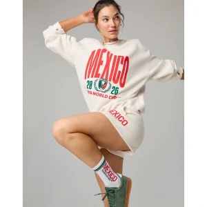 Areena Design <p>FWC26 OFFLINE By Aerie Mexico Cloud Fleece Oversized Crewneck Sweatshirt delivers soft layering style with relaxed supporter comfort, inspired by Mexico football culture and FIFA World Cup 2026 fan culture. A versatile cloud fleece oversized crewneck sweatshirt for match days, streetwear looks, travel and everyday casual wear.</p> FWC26 OFFLINE By Aerie Mexico Cloud Fleece Oversized Crewneck Sweatshirt <p>FWC26 OFFLINE By Aerie Mexico Cloud Fleece Oversized Crewneck Sweatshirt delivers soft layering style with relaxed supporter comfort, inspired by Mexico football culture and FIFA World Cup 2026 fan culture. A versatile cloud fleece oversized crewneck sweatshirt for match days, streetwear looks, travel and everyday casual wear.</p>