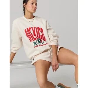 Areena Design <p>FWC26 OFFLINE By Aerie Mexico Cloud Fleece Oversized Crewneck Sweatshirt delivers soft layering style with relaxed supporter comfort, inspired by Mexico football culture and FIFA World Cup 2026 fan culture. A versatile cloud fleece oversized crewneck sweatshirt for match days, streetwear looks, travel and everyday casual wear.</p> FWC26 OFFLINE By Aerie Mexico Cloud Fleece Oversized Crewneck Sweatshirt <p>FWC26 OFFLINE By Aerie Mexico Cloud Fleece Oversized Crewneck Sweatshirt delivers soft layering style with relaxed supporter comfort, inspired by Mexico football culture and FIFA World Cup 2026 fan culture. A versatile cloud fleece oversized crewneck sweatshirt for match days, streetwear looks, travel and everyday casual wear.</p>