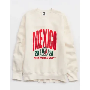 FWC26 OFFLINE By Aerie Mexico Cloud Fleece Oversized Crewneck Sweatshirt