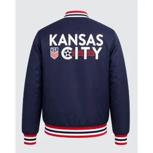 Areena Design <p>Fifa Kansas City U.S. Soccer Navy Letterman Jacket delivers sporty outerwear style with easy streetwear versatility, inspired by Kansas City local pride and global football culture. A versatile letterman jacket for match days, streetwear looks, travel and everyday casual wear.</p> Fifa Kansas City U.S. Soccer Navy Letterman Jacket <p>Fifa Kansas City U.S. Soccer Navy Letterman Jacket delivers sporty outerwear style with easy streetwear versatility, inspired by Kansas City local pride and global football culture. A versatile letterman jacket for match days, streetwear looks, travel and everyday casual wear.</p>