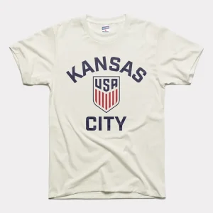 Fifa Kansas City U.S. Soccer Vintage White Tee