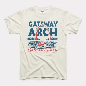 Fifa STL Gateway Arch National Park White Tee