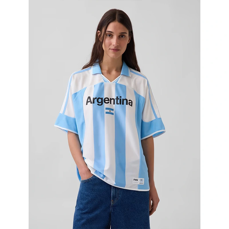 GAP x FIFA World Cup 2026 Argentina Oversized Jersey 2 GAP x FIFA World Cup 2026 Argentina Oversized Jersey <p>Add standout sports and culture-inspired style to your rotation with the GAP x FIFA World Cup 2026 Argentina Oversized Jersey. Its oversized jersey format makes it a versatile choice for supporters, collectors, gifting, travel, and relaxed everyday dressing.</p>