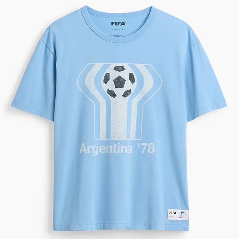 GAP x FIFA World Cup 2026 Argentina Relaxed Graphic T-Shirt GAP x FIFA World Cup 2026 Argentina Relaxed Graphic T-Shirt <p>The GAP x FIFA World Cup 2026 Argentina Relaxed Graphic T-Shirt delivers a recognizable Argentina look in a wearable graphic T-shirt silhouette. Style it for watch parties, events, weekends, or daily streetwear with denim, joggers, sneakers, and simple neutral layers.</p>