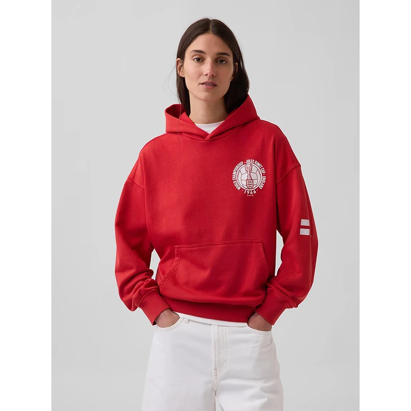 GAP x FIFA World Cup 2026 England VintageSoft Terry Oversized Hoodie 2 GAP x FIFA World Cup 2026 England VintageSoft Terry Oversized Hoodie <p>Add standout sports and culture-inspired style to your rotation with the GAP x FIFA World Cup 2026 England VintageSoft Terry Oversized Hoodie. Its oversized hoodie format makes it a versatile choice for supporters, collectors, gifting, travel, and relaxed everyday dressing.</p>