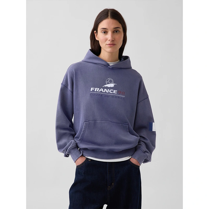 GAP x FIFA World Cup 2026 France VintageSoft Terry Oversized Hoodie GAP x FIFA World Cup 2026 France VintageSoft Terry Oversized Hoodie <p>Add standout sports and culture-inspired style to your rotation with the GAP x FIFA World Cup 2026 France VintageSoft Terry Oversized Hoodie. Its oversized hoodie format makes it a versatile choice for supporters, collectors, gifting, travel, and relaxed everyday dressing.</p>