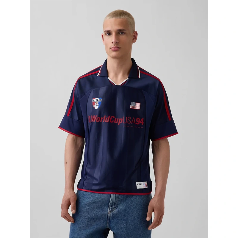 GAP x FIFA World Cup 2026 USA Oversized Jersey 4 GAP x FIFA World Cup 2026 USA Oversized Jersey <p>Add standout sports and culture-inspired style to your rotation with the GAP x FIFA World Cup 2026 USA Oversized Jersey. Its oversized jersey format makes it a versatile choice for supporters, collectors, gifting, travel, and relaxed everyday dressing.</p>
