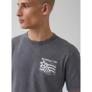 Areena Design <p>The GAP x FIFA World Cup 2026 USA Relaxed Graphic T-Shirt delivers a recognizable Team USA look in a wearable graphic T-shirt silhouette. Style it for watch parties, events, weekends, or daily streetwear with denim, joggers, sneakers, and simple neutral layers.</p> GAP x FIFA World Cup 2026 USA Relaxed Graphic T-Shirt <p>The GAP x FIFA World Cup 2026 USA Relaxed Graphic T-Shirt delivers a recognizable Team USA look in a wearable graphic T-shirt silhouette. Style it for watch parties, events, weekends, or daily streetwear with denim, joggers, sneakers, and simple neutral layers.</p>