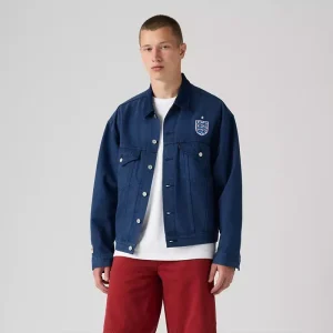Areena Design <p><strong>Levi’s England Football Denim Jacket</strong> brings football-inspired style into match days, casual outfits, travel and gifting. Pair it with denim, cargos, joggers, track pants or clean sneakers for an easy supporter look.</p> Levi’s England Football Denim Jacket <p><strong>Levi’s England Football Denim Jacket</strong> brings football-inspired style into match days, casual outfits, travel and gifting. Pair it with denim, cargos, joggers, track pants or clean sneakers for an easy supporter look.</p>