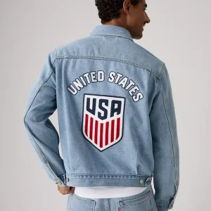 Areena Design <p>Levi's US Soccer Medium Wash Denim Jacket delivers sporty outerwear style with easy streetwear versatility, inspired by U.S. Soccer supporter culture. A versatile denim jacket for match days, streetwear looks, travel and everyday casual wear.</p> Levi's US Soccer Medium Wash Denim Jacket <p>Levi's US Soccer Medium Wash Denim Jacket delivers sporty outerwear style with easy streetwear versatility, inspired by U.S. Soccer supporter culture. A versatile denim jacket for match days, streetwear looks, travel and everyday casual wear.</p>