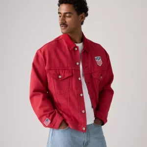 Areena Design <p>Levi's US Soccer Red Medium Wash Denim Jacket delivers sporty outerwear style with easy streetwear versatility, inspired by U.S. Soccer supporter culture. A versatile denim jacket for match days, streetwear looks, travel and everyday casual wear.</p> Levi's US Soccer Red Medium Wash Denim Jacket <p>Levi's US Soccer Red Medium Wash Denim Jacket delivers sporty outerwear style with easy streetwear versatility, inspired by U.S. Soccer supporter culture. A versatile denim jacket for match days, streetwear looks, travel and everyday casual wear.</p>