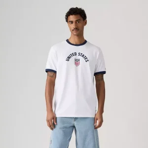 Areena Design <p>Levi's US Soccer Retro Ringer Tee delivers graphic fan style with easy everyday wearability, inspired by U.S. Soccer supporter culture. A versatile tee for match days, streetwear looks, travel and everyday casual wear.</p> Levi's US Soccer Retro Ringer Tee <p>Levi's US Soccer Retro Ringer Tee delivers graphic fan style with easy everyday wearability, inspired by U.S. Soccer supporter culture. A versatile tee for match days, streetwear looks, travel and everyday casual wear.</p>