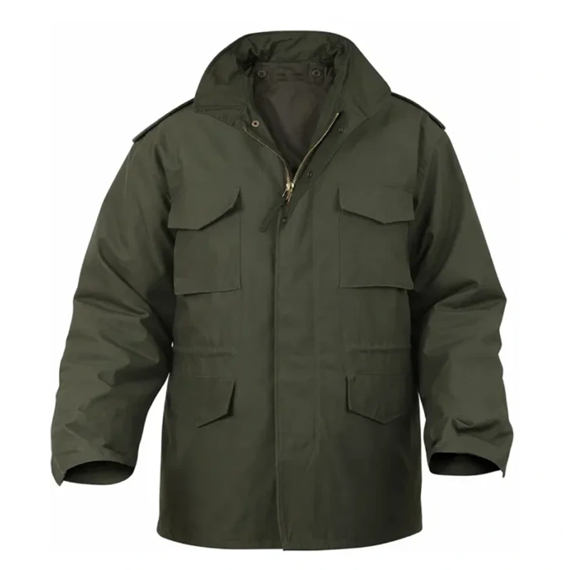 M-65 Olive Green Field Jacket 1 M-65 Olive Green Field Jacket <p>M-65 Olive Green Field Jacket adds a clean outerwear look with easy layering, streetwear appeal, and versatile styling for casual days, events, travel, or seasonal outfits.</p>