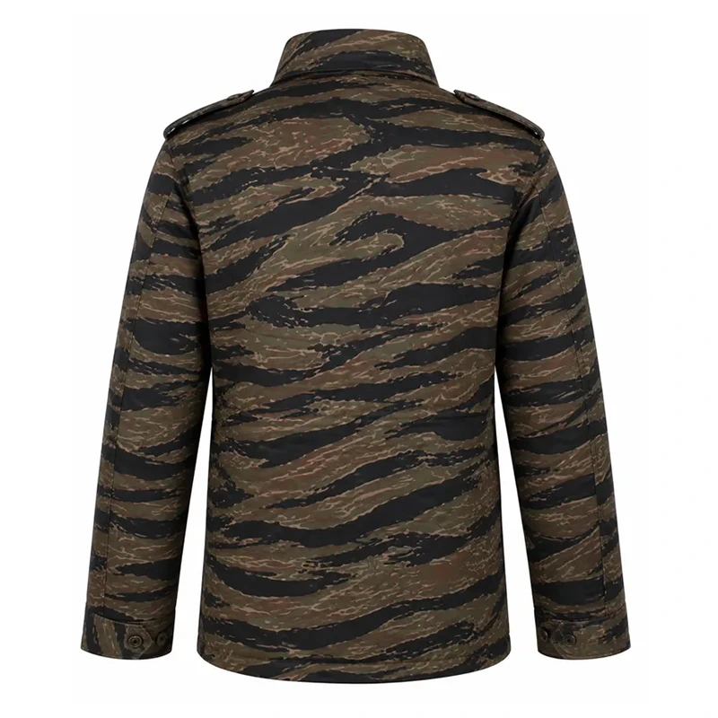 M-65 Tiger Camo Military Field Jacket 1 M-65 Tiger Camo Military Field Jacket <p>M-65 Tiger Camo Military Field Jacket adds a clean outerwear look with easy layering, streetwear appeal, and versatile styling for casual days, events, travel, or seasonal outfits.</p>