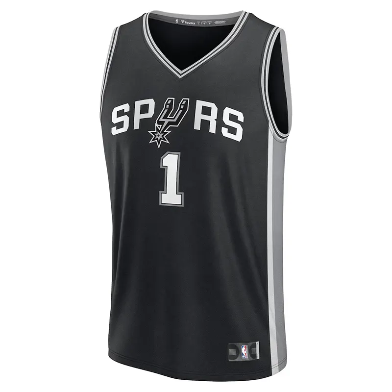 Men's Fanatics Victor Wembanyama Black San Antonio Spurs Fast Break Replica Player Jersey 1 Men's Fanatics Victor Wembanyama Black San Antonio Spurs Fast Break Replica Player Jersey <p><strong>Men's Fanatics Victor Wembanyama Black San Antonio Spurs Fast Break Replica Player Jersey</strong> is designed for comfort, modern styling, and versatile everyday wear across multiple fashion categories.</p>