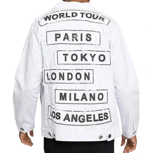 Areena Design <p>Mens World Tour White Denim Jacket delivers classic denim outerwear style, comfortable all-day wear, and easy everyday versatility.</p> Mens World Tour White Denim Jacket <p>Mens World Tour White Denim Jacket delivers classic denim outerwear style, comfortable all-day wear, and easy everyday versatility.</p>