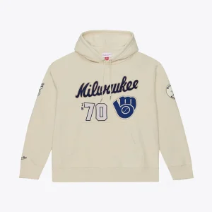 Milwaukee Brewers Cream Yacht Rock Fleece Hoodie