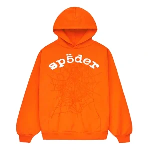Orange Spider Hoodie