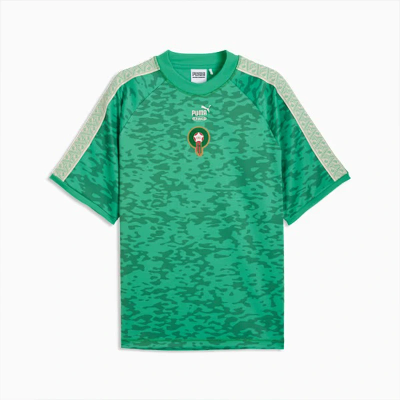 Puma x Morocco x Salehe Bembury King Jersey 1 Puma x Morocco x Salehe Bembury King Jersey <p><strong>Puma x Morocco x Salehe Bembury King Jersey</strong> brings football-inspired style into match days, casual outfits, travel and gifting. Pair it with shorts, denim, cargos, track pants or a light overshirt for an easy supporter look.</p>