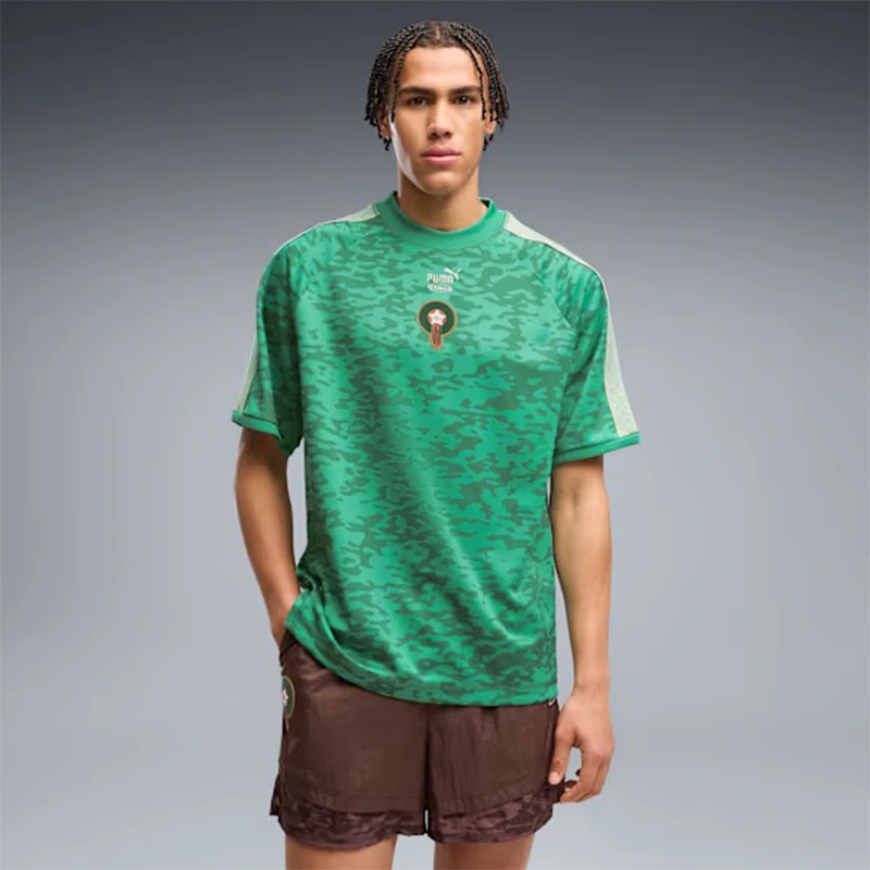 Puma x Morocco x Salehe Bembury King Jersey 6 Puma x Morocco x Salehe Bembury King Jersey <p><strong>Puma x Morocco x Salehe Bembury King Jersey</strong> brings football-inspired style into match days, casual outfits, travel and gifting. Pair it with shorts, denim, cargos, track pants or a light overshirt for an easy supporter look.</p>