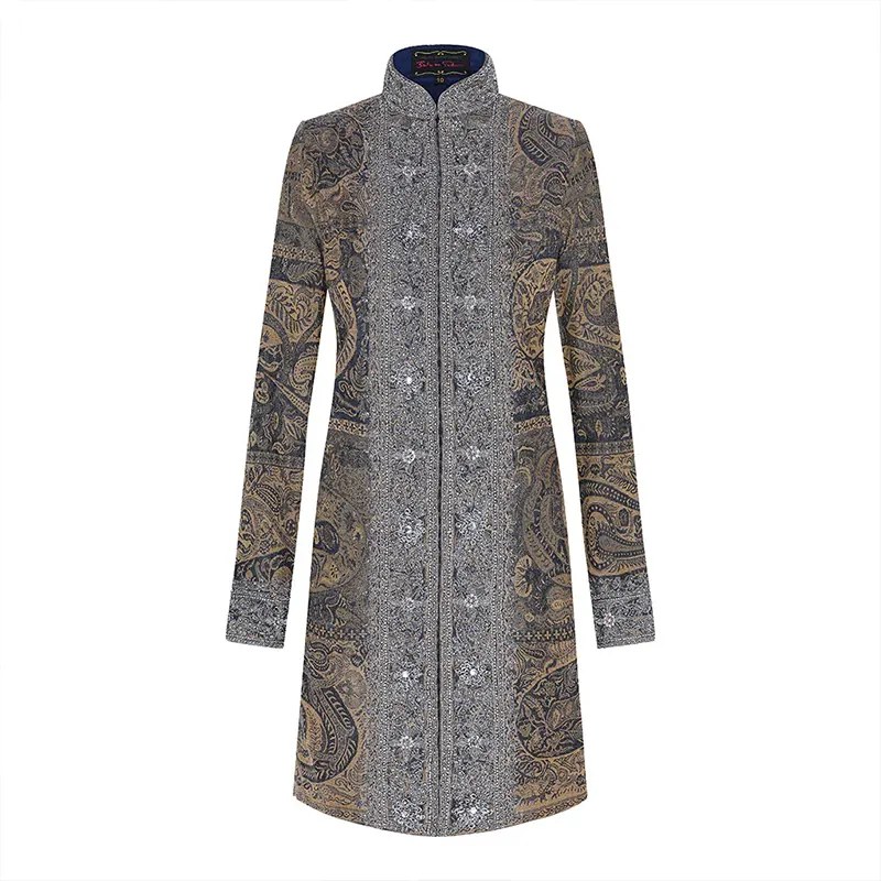 Rosette Patterned Coat 1 Rosette Patterned Coat <p>Rosette Patterned Coat adds a clean outerwear look with easy layering, streetwear appeal, and versatile styling for casual days, events, travel, or seasonal outfits.</p>