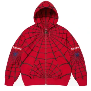 Supreme Spiderman Zip Up Hoodie