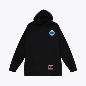 Utah Mammoth Black Circle Pullover Hoodie