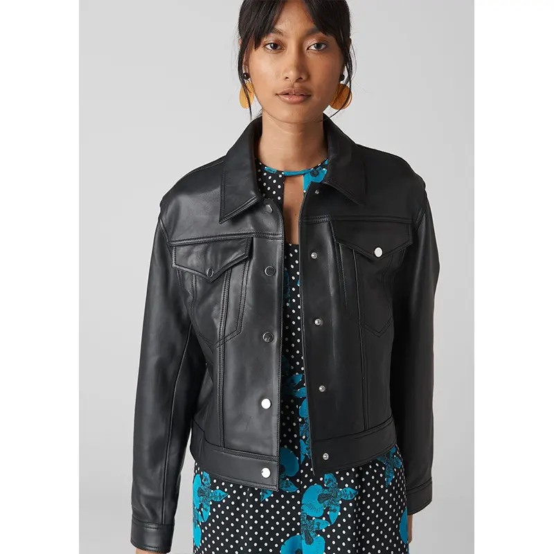 Whistles Leather Jacket 1 Whistles Leather Jacket <p>Whistles Leather Jacket delivers bold leather outerwear style, comfortable all-day wear, and easy everyday versatility.</p>