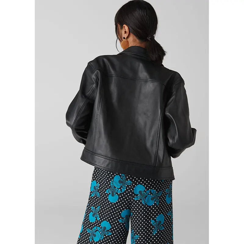 Whistles Leather Jacket 2 Whistles Leather Jacket <p>Whistles Leather Jacket delivers bold leather outerwear style, comfortable all-day wear, and easy everyday versatility.</p>