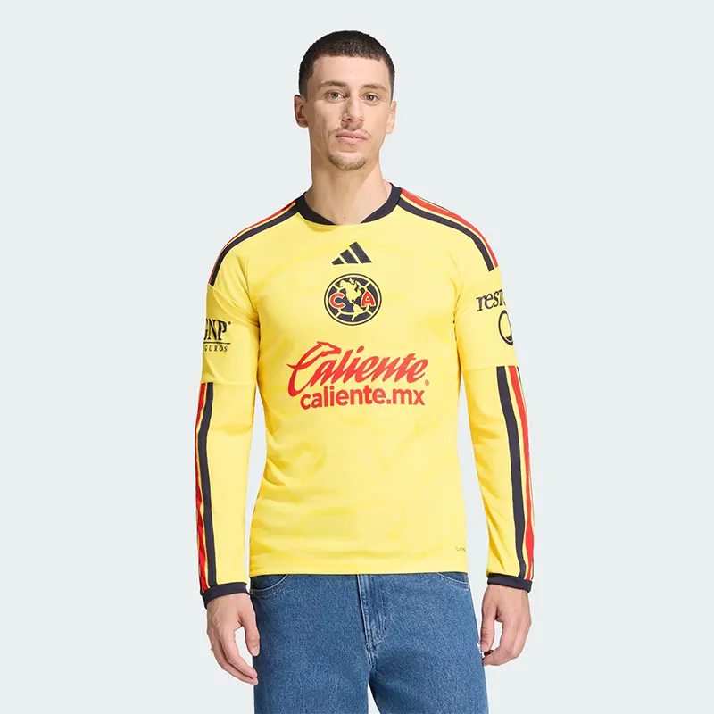 Adidas Club America 26-27 Home Jersey Long Sleeve 6 Adidas Club America 26/27 Home Jersey Long Sleeve <p><strong>Adidas Club America 26/27 Home Jersey Long Sleeve</strong> delivers a sport-inspired jersey look for game-day outfits, fan styling, casual wear, and sports-themed events. Its distinctive design offers team-inspired appeal, easy casual pairing, and energetic visual identity, making it a strong choice for personal wardrobes, collections, or gifting.</p>
