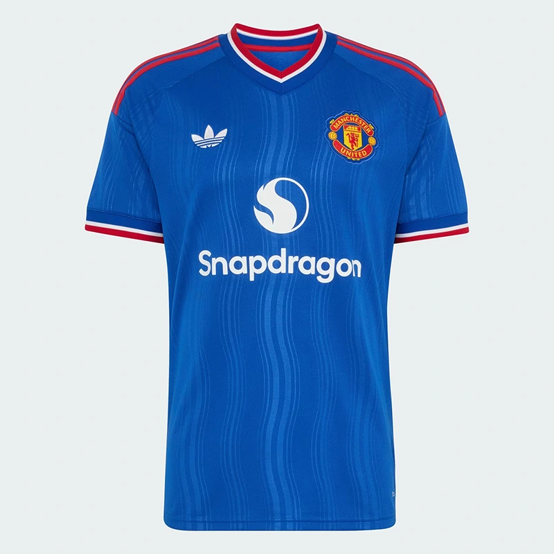 Adidas Manchester United 26-27 Away Jersey 3 Adidas Manchester United 26/27 Away Jersey <p><strong>Adidas Manchester United 26/27 Away Jersey</strong> delivers a sport-inspired jersey look for game-day outfits, fan styling, casual wear, and sports-themed events. Its distinctive design offers team-inspired appeal, easy casual pairing, and energetic visual identity, making it a strong choice for personal wardrobes, collections, or gifting.</p>