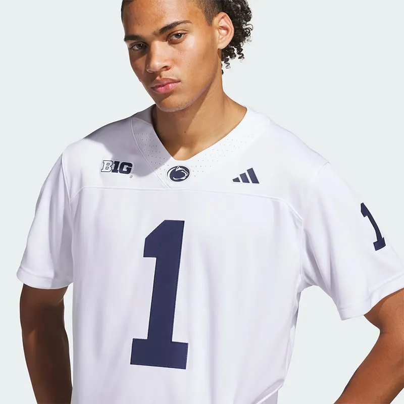 Adidas Premier Penn State Nittany Lions Away Jersey 1 Adidas Premier Penn State Nittany Lions Away Jersey <p><strong>Adidas Premier Penn State Nittany Lions Away Jersey</strong> delivers a sport-inspired jersey look for game-day outfits, fan styling, casual wear, and sports-themed events. Its distinctive design offers team-inspired appeal, easy casual pairing, and energetic visual identity, making it a strong choice for personal wardrobes, collections, or gifting.</p>
