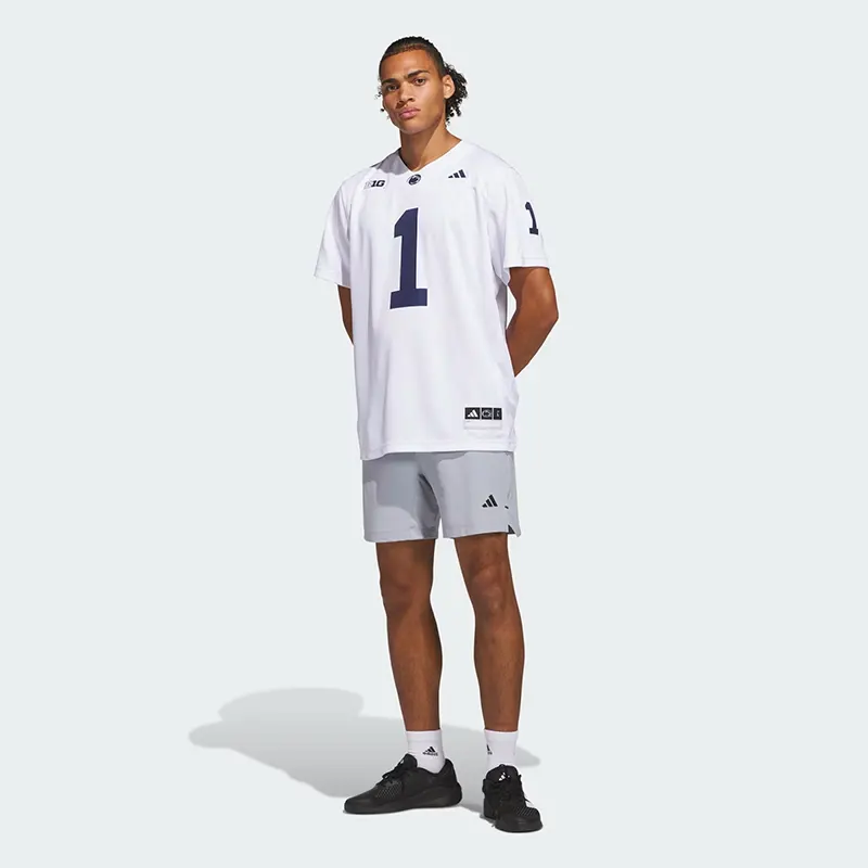Adidas Premier Penn State Nittany Lions Away Jersey 2 Adidas Premier Penn State Nittany Lions Away Jersey <p><strong>Adidas Premier Penn State Nittany Lions Away Jersey</strong> delivers a sport-inspired jersey look for game-day outfits, fan styling, casual wear, and sports-themed events. Its distinctive design offers team-inspired appeal, easy casual pairing, and energetic visual identity, making it a strong choice for personal wardrobes, collections, or gifting.</p>