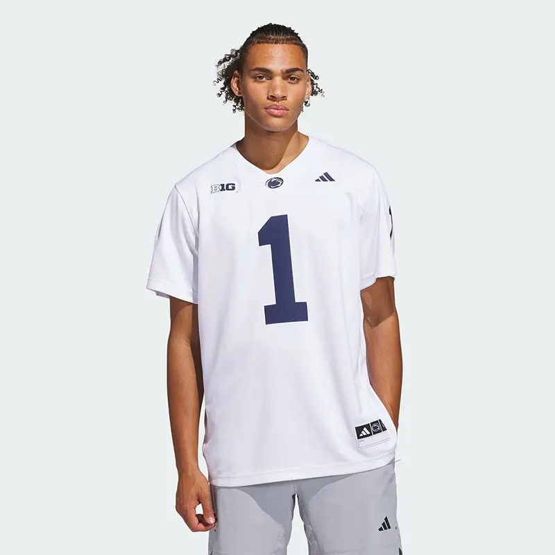 Adidas Premier Penn State Nittany Lions Away Jersey 5 Adidas Premier Penn State Nittany Lions Away Jersey <p><strong>Adidas Premier Penn State Nittany Lions Away Jersey</strong> delivers a sport-inspired jersey look for game-day outfits, fan styling, casual wear, and sports-themed events. Its distinctive design offers team-inspired appeal, easy casual pairing, and energetic visual identity, making it a strong choice for personal wardrobes, collections, or gifting.</p>