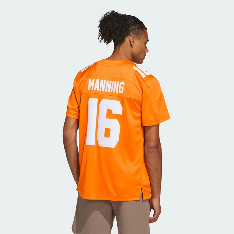 Adidas Premier Tennessee Volunteers x Peyton Manning Home Jersey 4 Adidas Premier Tennessee Volunteers x Peyton Manning Home Jersey <p><strong>Adidas Premier Tennessee Volunteers x Peyton Manning Home Jersey</strong> delivers a sport-inspired jersey look for game-day outfits, fan styling, casual wear, and sports-themed events. Its distinctive design offers team-inspired appeal, easy casual pairing, and energetic visual identity, making it a strong choice for personal wardrobes, collections, or gifting.</p>